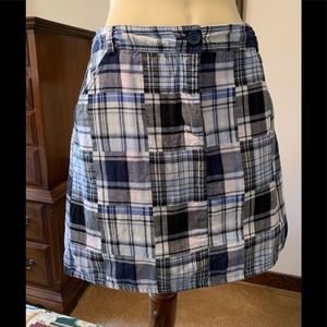Navy/white plaid skort White Stag $⤵️ Like New